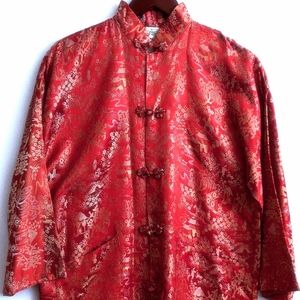 Womens Kimono Top Authentic 60's Medium 100% Rayon